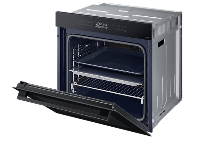 Фурна Samsung NV7B4240VAK/U2, Electric oven with Dual Cook, Natural Steam, Air Sous Vide function and Bespoke design, 76 l, Class A+, Wi-Fi, SmartThings App, Black