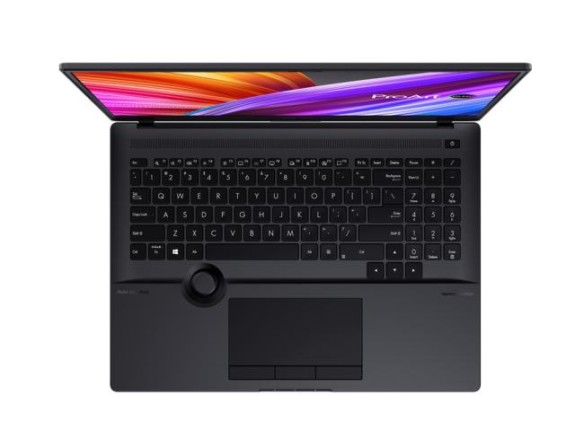 Лаптоп Asus ProArt Studiobook W7600Z3A-OLED-L961X, Intel Core i9-12900H, 2.5 GHz (24M Cache, up to 5.0 GHz, 6P+8E cores),16" 4K (3840 x 2400) OLED 16:10, DDR5 64 GB (32*2), 2TB PCIEG4, NVIDIA RTX A3000 12GB, WiFi 6e, Win 11 Pro, Mineral Black