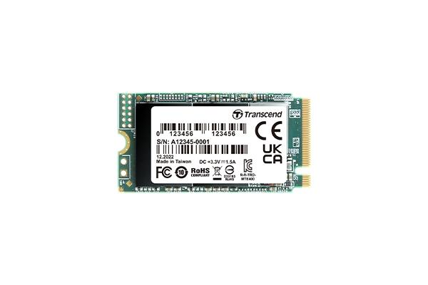 Твърд диск Transcend 512GB, M.2 2242,PCIe Gen3x4, NVMe, 3D TLC, DRAM-less