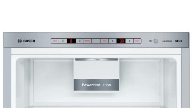 Хладилник Bosch KGE49EICP SER6 FS Fridge-freezer, C, 201/70/65cm, 419l(302+117), 38dB, VitaFresh, Automatic Super Freezing, EasyAccess shelf, Stainless steel