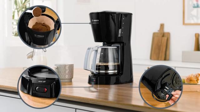 Кафемашина Bosch TKA3A033, Coffee machine, CompactClass Extra, Black