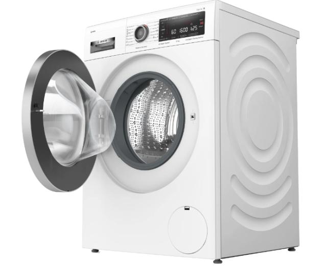 Пералня Bosch WAX32K03BY, SER 8, Washing machine 10kg, 1600 rpm, Energy Efficiency B, Spin Efficiency A, iDOS, 4D washing system, 48 l/72 dB, AquaStop, EcoSilence Drive, Interior light, White
