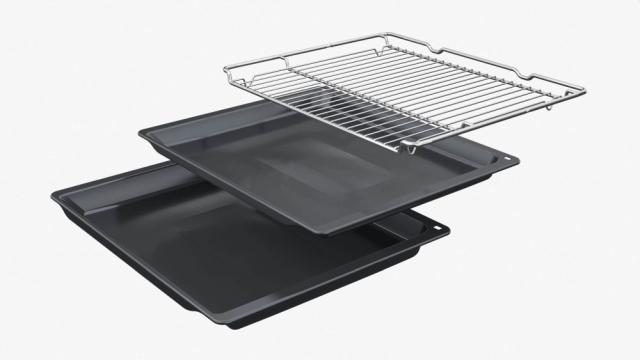 Фурна Bosch CMG778NB1, SER8 Compact built-in oven with microwave function, 60 x 45 cm, 45 l, 900W, Digital control ring, 4D hotair, Hotair Gentle, Air Fry function, Home Connect, Black