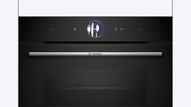 Фурна Bosch CSG7364B1, SER8, Compact steam oven, 60 x 45 cm, 47 l, Perfect Steam, Steam Plus function, Added Steam function, Home Connect, Black