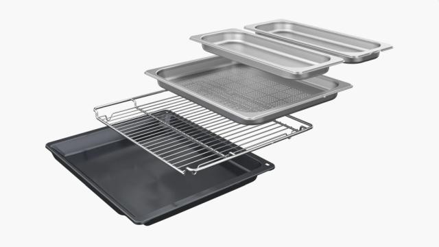 Фурна Bosch CSG7364B1, SER8, Compact steam oven, 60 x 45 cm, 47 l, Perfect Steam, Steam Plus function, Added Steam function, Home Connect, Black