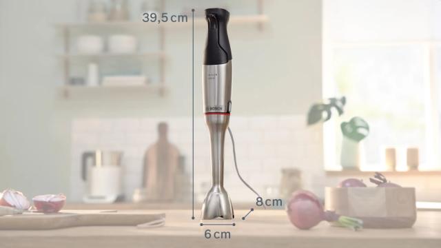 Пасатор Bosch MSM6M821, SER6, Blender, ErgoMaster, 1200 W, QuattroBlade System Pro, Included Blender, Measuring cup, Chopper & Stainless steel whisk, Stainless steel