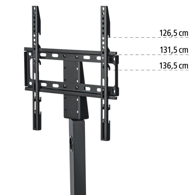 Стойка HAMA за TV, регулируема, 165 cm (65"), 35 кг, 60°, 400х400,Черна