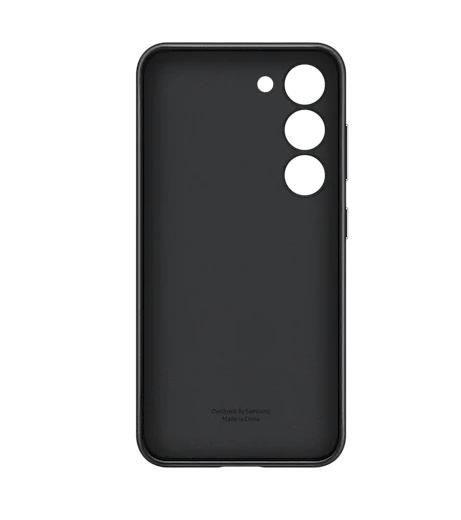 Калъф за Samsung Galaxy S23, кожен, Leather Cover Black, Black