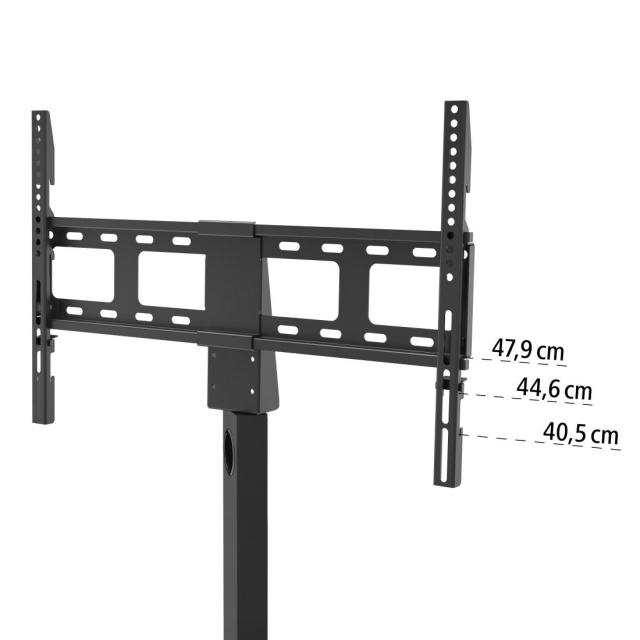 Стойка за TV HAMA, Регулируема, 165 cm (65"), 40 кг, Черен