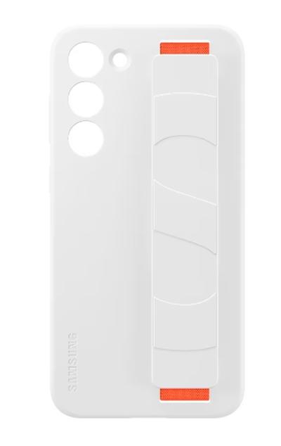 Калъф Samsung S23+ S916 Silicone Grip Case, White