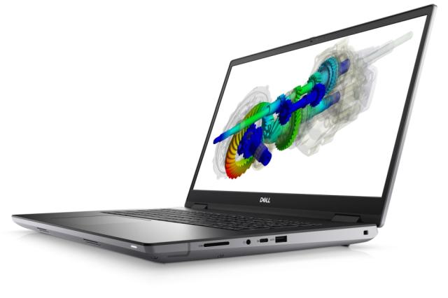 Лаптоп Dell Precision 7770, Intel Core i7-12850HX vPro (16 cores, 25 MB cache, up to 4.80 GHz), 17.3" FHD (1920x1080) AG 500 nits, 16GB, 1x16GB NECC 4800MHz DDR5, 512GB SSD PCIe M.2, NVIDIA RTX A3000 12GB GDDR6, Wi-Fi 6E, BT, Backlit Kbd, Win 11 Pro,