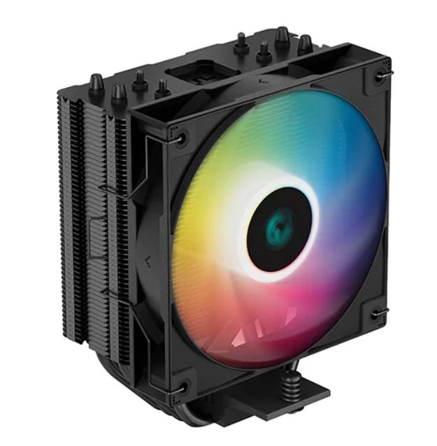 Охладител за процесор DeepCool AG400 BK ARGB, 3-pin/4-pin PWM - LGA1851/AM5
