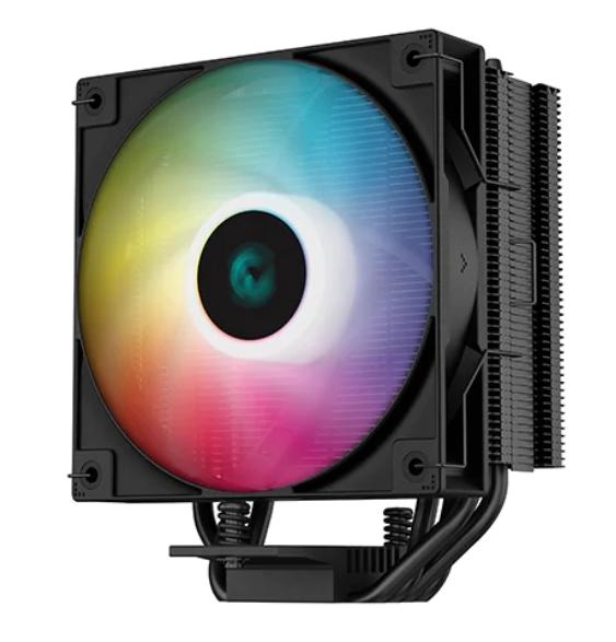 Охладител за процесор DeepCool AG400 BK ARGB, 3-pin/4-pin PWM - LGA1851/AM5