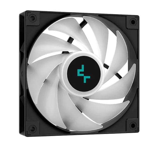 Охладител за процесор DeepCool AG400 BK ARGB, 3-pin/4-pin PWM - LGA1851/AM5