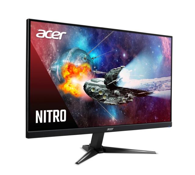 Монитор Acer Nitro QG241Ybii, 23.8", ZeroFrame, FreeSync, BlueLight Shield, 1ms, 100M:1, 250nits, 1920 x 1080 FHD 75Hz, VGA, 2xHDMI(1.4), Black