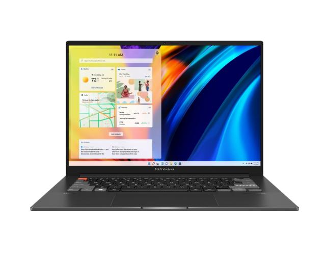 Лаптоп Asus Vivobook X Flip OLED N7401ZE-OLED-M731X,Intel Core i7-12700H 3.5 Ghz, (8M Cache, up to 4.7 GHz), 14.5``OLED ,2.8K (2880 x 1800)GL 400NITS(HDR) 120 Hz , DDR5 16GB(ON BD.),NVIDIA GeForce RTX 3050Ti 4GB GDDR6,1TB PCIEG3 SSD, Windows 11 Pro ,
