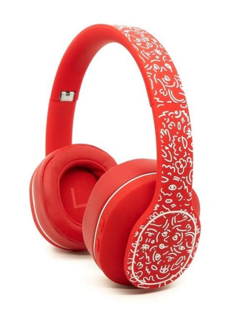 Слушалки Hama HaHaHa FEEL , безжични, Bluetooth, Стерео, Микрофон, Потискане на шума, Червен 