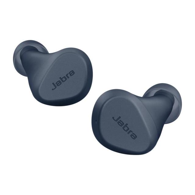 Слушалки Jabra Elite 2 Navy (91400003), безжични, Bluetooth, микрофон, тип "тапи", IP55 водоустойчивост, Сини