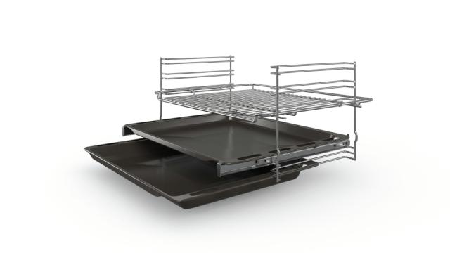 Готварска печка Bosch HXN39BD50, FS combi cooker, inox, oven 7 HM, 1 telescopic rail, EcoClean back, LED display