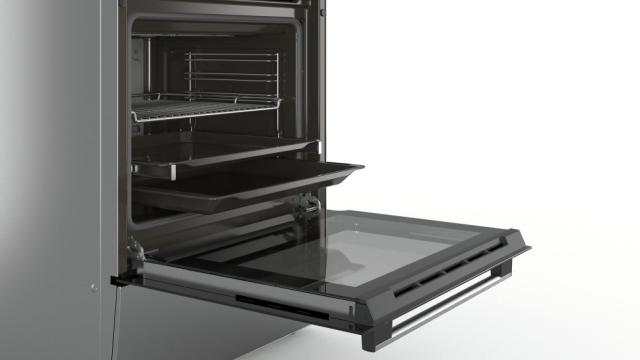 Готварска печка Bosch HXN39BD50, FS combi cooker, inox, oven 7 HM, 1 telescopic rail, EcoClean back, LED display