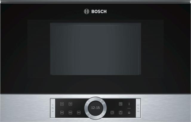 Микровълнова печка Bosch BFL634GS1, Built-in microwave, left opening, inox
