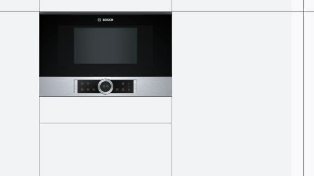 Микровълнова печка Bosch BFL634GS1, Built-in microwave, left opening, inox