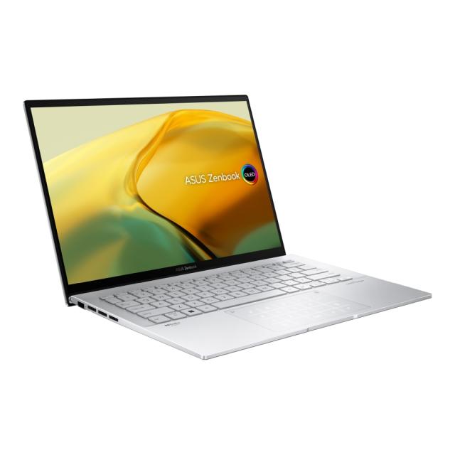 Лаптоп Asus Zenbook OLED UX3402ZA-OLED-KM522W, Inteli5-1240,  1.7 GHz (12M Cache, up to 4.4 GHz, 4P+8E core, 14." 2.8K (2880 x 1800) OLED 16:10, DDR5 16GB(ON BD.),512 GB PCIEG4 SSD, Num Pad, Winows 11, Aqua Celadon