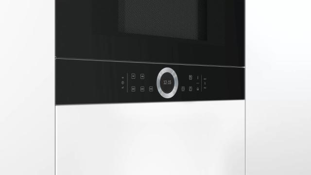 Микровълнова печка Bosch BFR634GB1 Built-in microwave, 21l, AutoPilot 7, LED light, right hinge, 2,5“-TFT, black