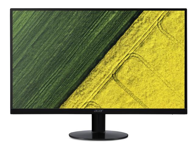 Монитор Acer SA240YAbi, 23.8" Wide IPS LED, ZeroFrame, AG, Ultra-thin, FreeSync, 4ms, 100M:1 DCR, 250 cd/m2, 1920x1080 FullHD, VGA, HDMI,Tilt, Black
