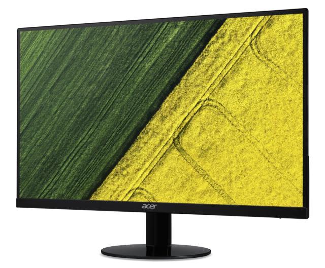 Монитор Acer SA240YAbi, 23.8" Wide IPS LED, ZeroFrame, AG, Ultra-thin, FreeSync, 4ms, 100M:1 DCR, 250 cd/m2, 1920x1080 FullHD, VGA, HDMI,Tilt, Black