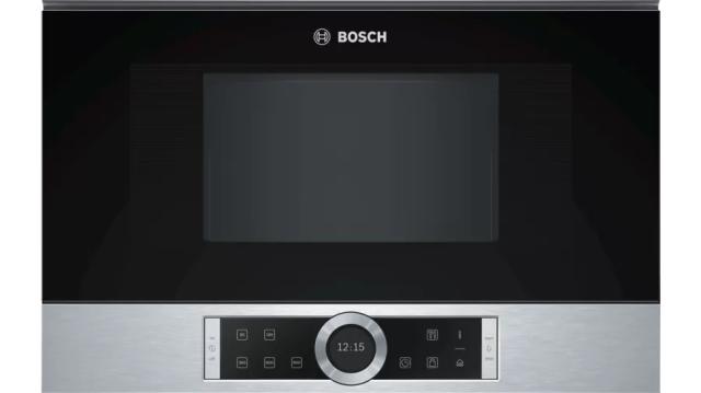 Микровълнова печка Bosch BFR634GS1 Built-in microwave, 21l, AutoPilot 7, LED light, right hinge, 2,5“-TFT, inox