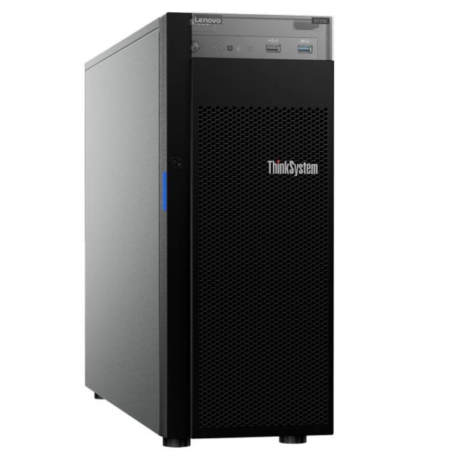 Сървър Lenovo ThinkSystem ST250, Xeon E-2224 (4C, 3.4GHz, 8MB Cache/71W), 1x16GB, O/B, 2x3.5" 4TB 7.2K SATA 6Gb Hot Swap, RAID 530-8i+Cable, HS 550W, XCC Standard, 3yr Warranty