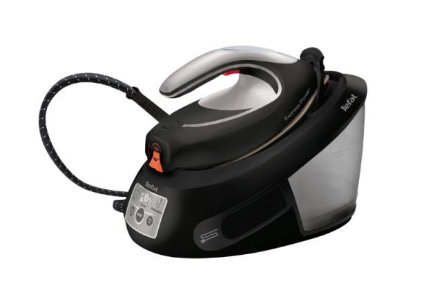 Парогенератор Tefal SV8062E0, EXPRESS ANTI-CALC, black, 2800W, electronic temp settings, 6,8 bars, 130g/min, steam boost 530g/min, Durilium Airglide Autoclean soleplate, AD, AO, removable water tank 1,8L,lock system, fast heat up 2min