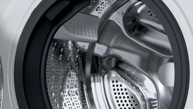Пералня със сушилня Bosch WDU8H541EU SER6 Washer-dryer, E, 10/6kg, 1400 rpm, waveDrum, 45/70/60dB, 150l W+D, Aquastop, HC, chrome blackgray door