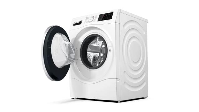 Пералня със сушилня Bosch WDU8H541EU SER6 Washer-dryer, E, 10/6kg, 1400 rpm, waveDrum, 45/70/60dB, 150l W+D, Aquastop, HC, chrome blackgray door