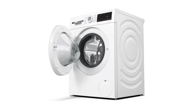 Пералня със сушилня Bosch WNA14400BY SER6 Washing machine with dryer 9/6 kg, Energy efficiency E (only washing C), spin efficiency B, 1400 rpm, Noise level 69 dB, Wash & Dry 60 min, Drum volume 70 l, White