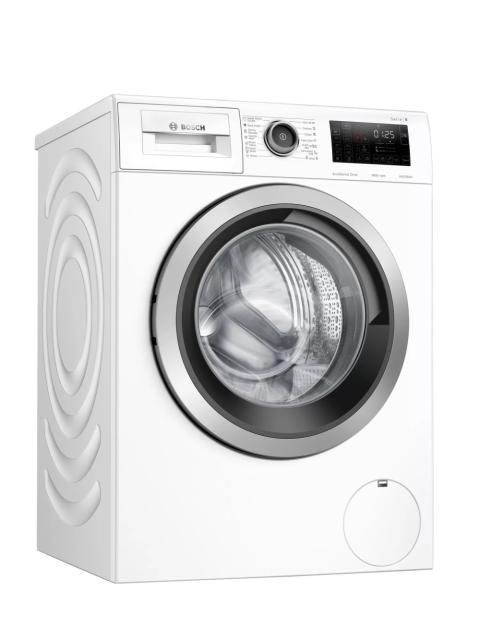 Пералня Bosch WAU28R60BY SER6 Washing machine 9kg, 1400 rpm, 49/73dB, DirectSelect-Display, AntiStain 4, silver-black grey door