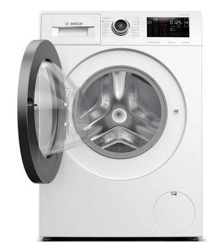 Пералня Bosch WAU28R60BY SER6 Washing machine 9kg, 1400 rpm, 49/73dB, DirectSelect-Display, AntiStain 4, silver-black grey door