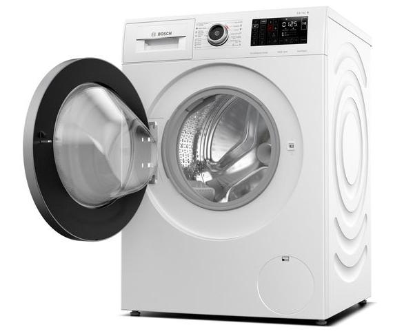 Пералня Bosch WAU28R60BY SER6 Washing machine 9kg, 1400 rpm, 49/73dB, DirectSelect-Display, AntiStain 4, silver-black grey door