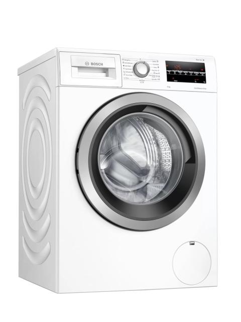 Пералня Bosch WAU28T61BY SER6 Washing machine 9kg, 1400 rpm, 48/72dB, silver-black grey door