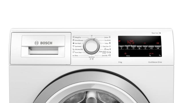 Пералня Bosch WAU28T62BY SER6 Washing machine 9kg, 1400 rpm, 48/72dB, silver-white door