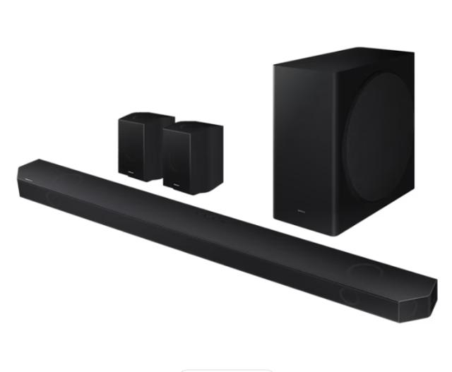 Аудио система Samsung HW-Q930B Soundbar 540 Watts 9.1.4ch, Wireless Dolby Atmos, Q-Symphony, SpaceFit Sound+, Black