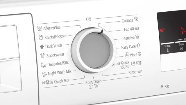 Пералня Bosch WAN28263BY SER4 Washing machine 8kg, 1400 rpm, 52/74db, grey white door, Rinse Plus