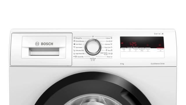 Пералня Bosch WAN28160BY SER4 Washing machine 8kg, 1400 rpm, 52/74dB, black-black grey door