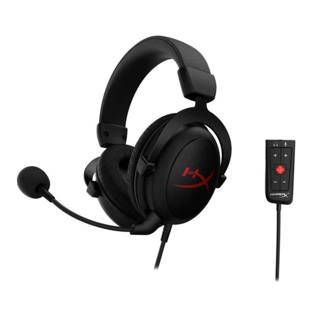 Геймърски слушалки HyperX Cloud Core +, 7.1, Черен