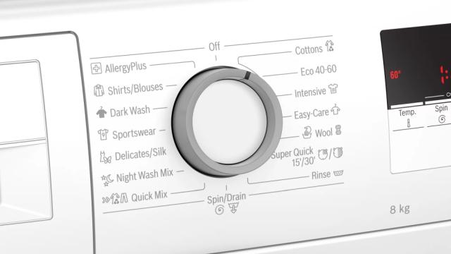 Пералня Bosch WAN24165BY SER4 Washing machine 8kg, 1200 rpm, 52/76dB, grey white door