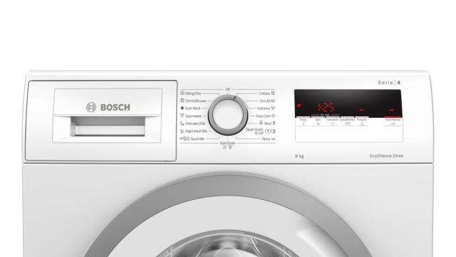 Пералня Bosch WAN24165BY SER4 Washing machine 8kg, 1200 rpm, 52/76dB, grey white door