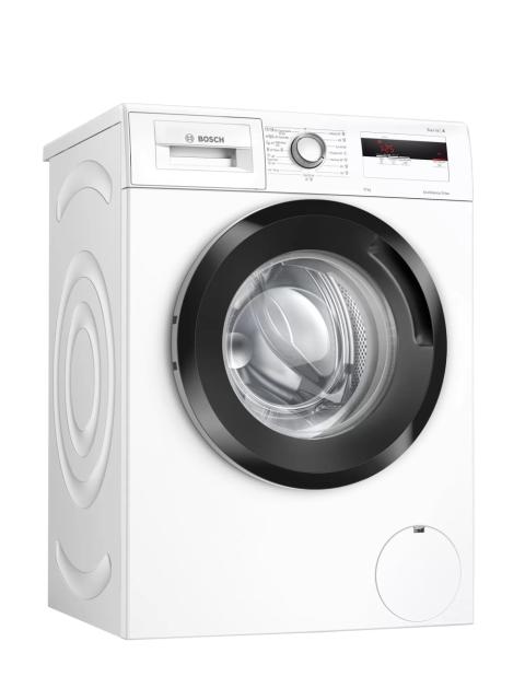 Пералня Bosch WAN24063BY SER4 Washing machine 8kg, 1200 rpm, 52/76dB, black-black-grey door, 4 options