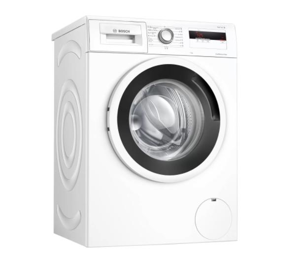 Пералня Bosch WAN24062BY SER4 Washing machine 7kg, 1200 rpm, 52/74dB, white-black-grey door, 4 options