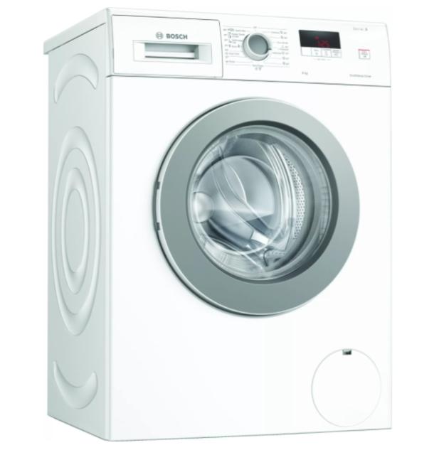 Пералня Bosch WAJ24063BY SER2 Washing machine 8kg, 1200 rpm, 52/76dB, white-grey door